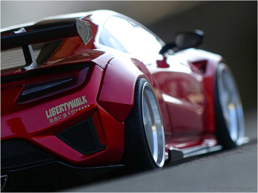 1:18 Honda NSX Liberty Walk LB Performance - Candy Rot - Breitbau inkl. OVP